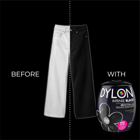 Dylon Washing Machine Fabric Dye Pod Intense Black, 350g