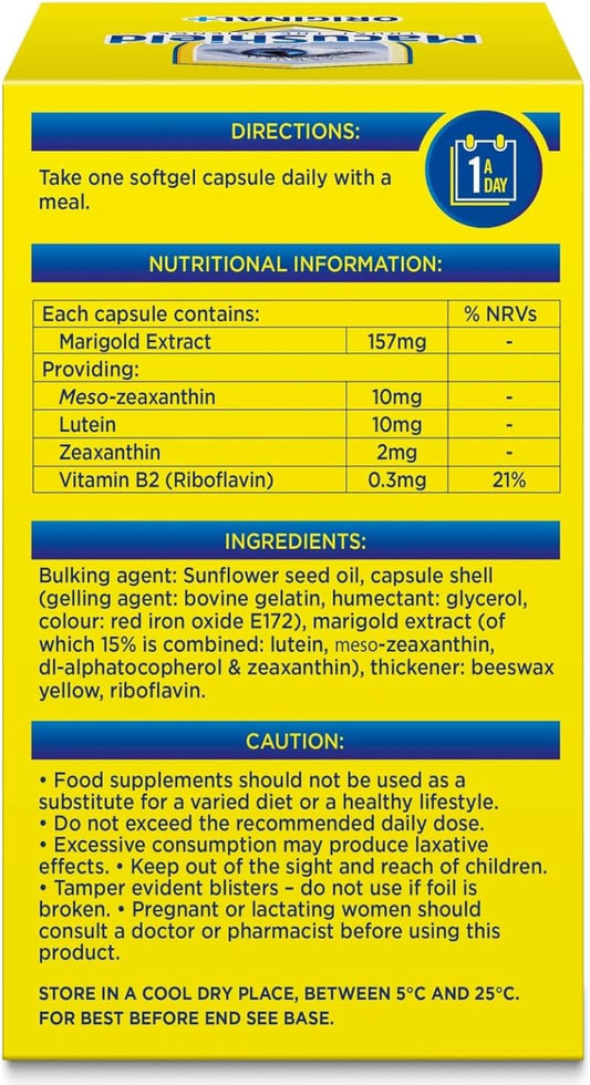 MacuShield Original Plus Capsules - 90-Day Pack.