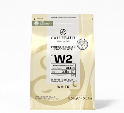 Callebaut Select White W2 Chocolate Callets 2.5 kg