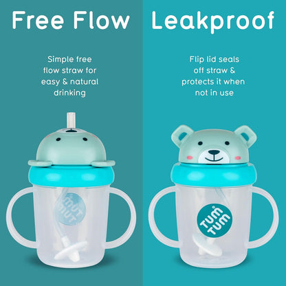 TUM TUM Tippy Up Free Flow Sippy Cup (No Valve).