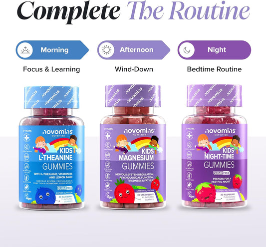 Kids Magnesium Gummies - 546 Mg Magnesium Citrate Providing 60 mg of Magnesium.