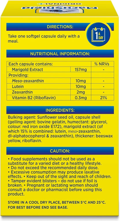 MacuShield Original Plus Capsules - 90-Day Pack.