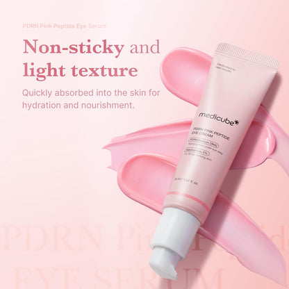 medicube Salmon DNA PDRN Pink Peptide Eye Serum with Niacinamide and 99% Purity