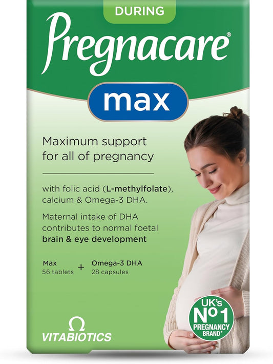 Pregnacare MAX Pregnancy Vitamins - UK's No.1 Pregnancy Brand.