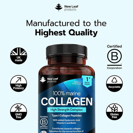 Pure Marine Collagen Capsules 100% Collagen.
