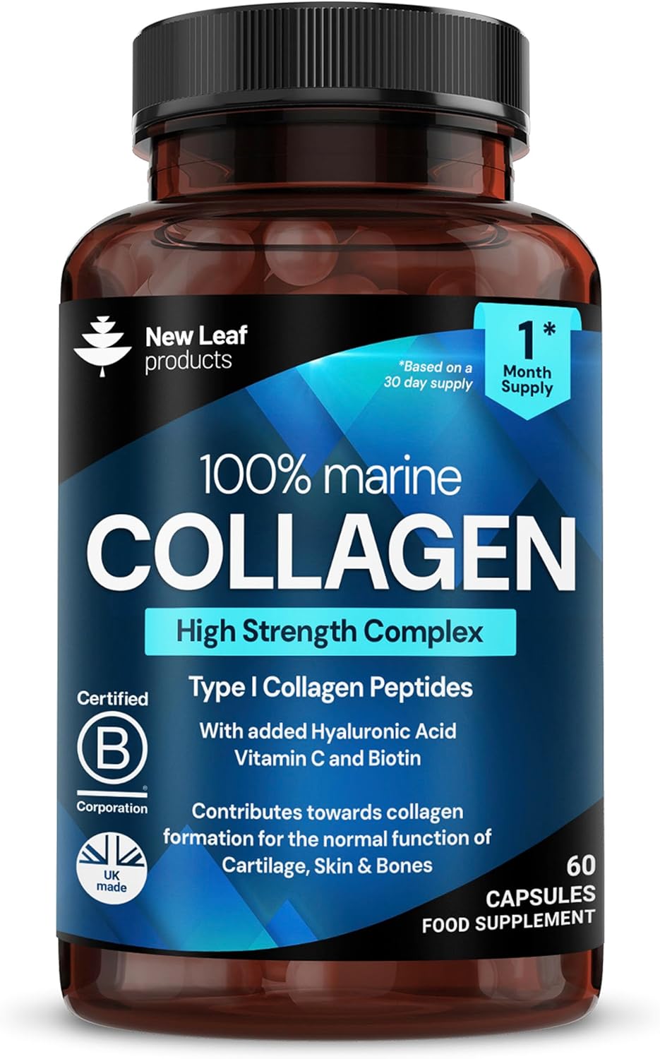 Pure Marine Collagen Capsules 100% Collagen.