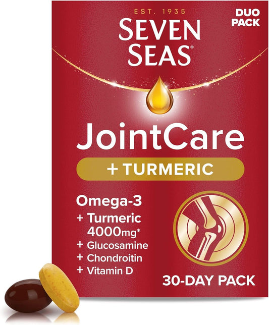 Seven Seas Joint Care Plus Turmeric, with Omega-3,