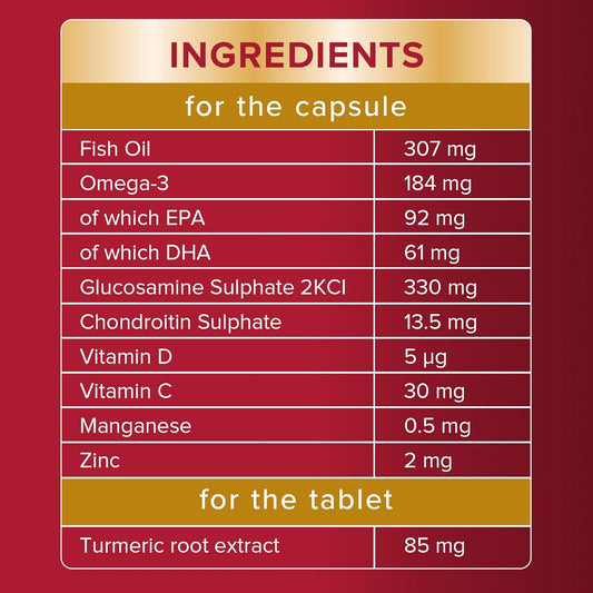 Seven Seas Joint Care Plus Turmeric, with Omega-3,