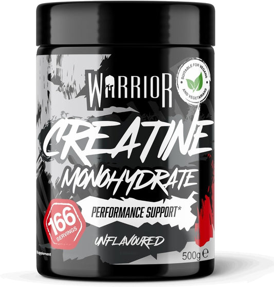 Warrior Creatine Monohydrate Powder 500g (166 Servings)