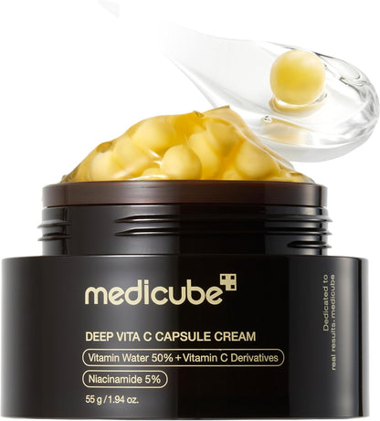 medicube Deep Vitamin C Golden Capsule Face Moisturiser.